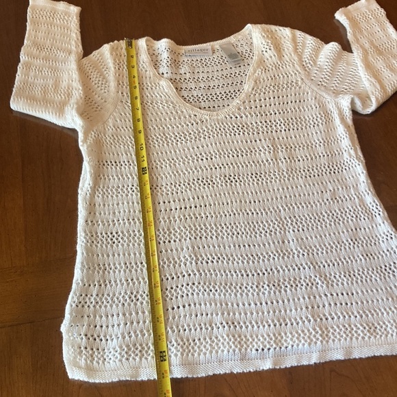VILLAGER Liz Claiborne Knit Sweater - size womens Medium - Picture 13 of 16